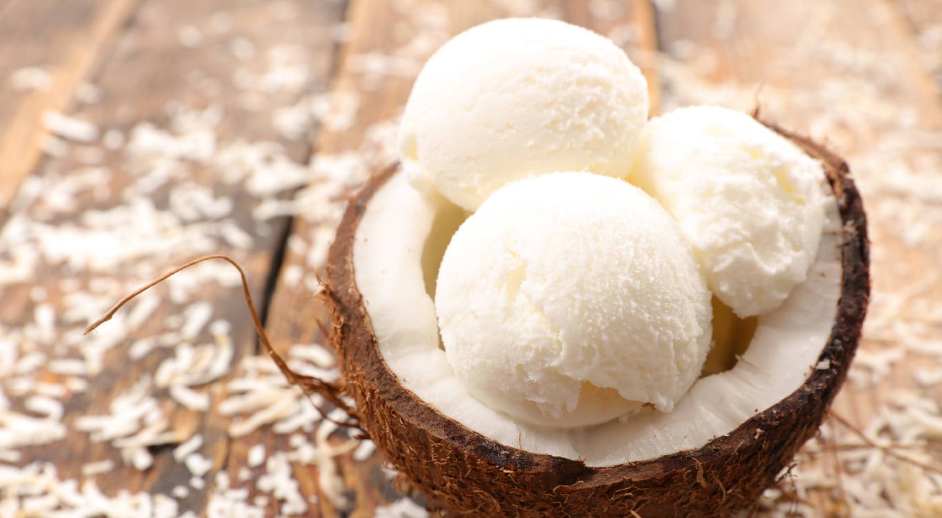 4-Ingredient Coconut Ice Cream