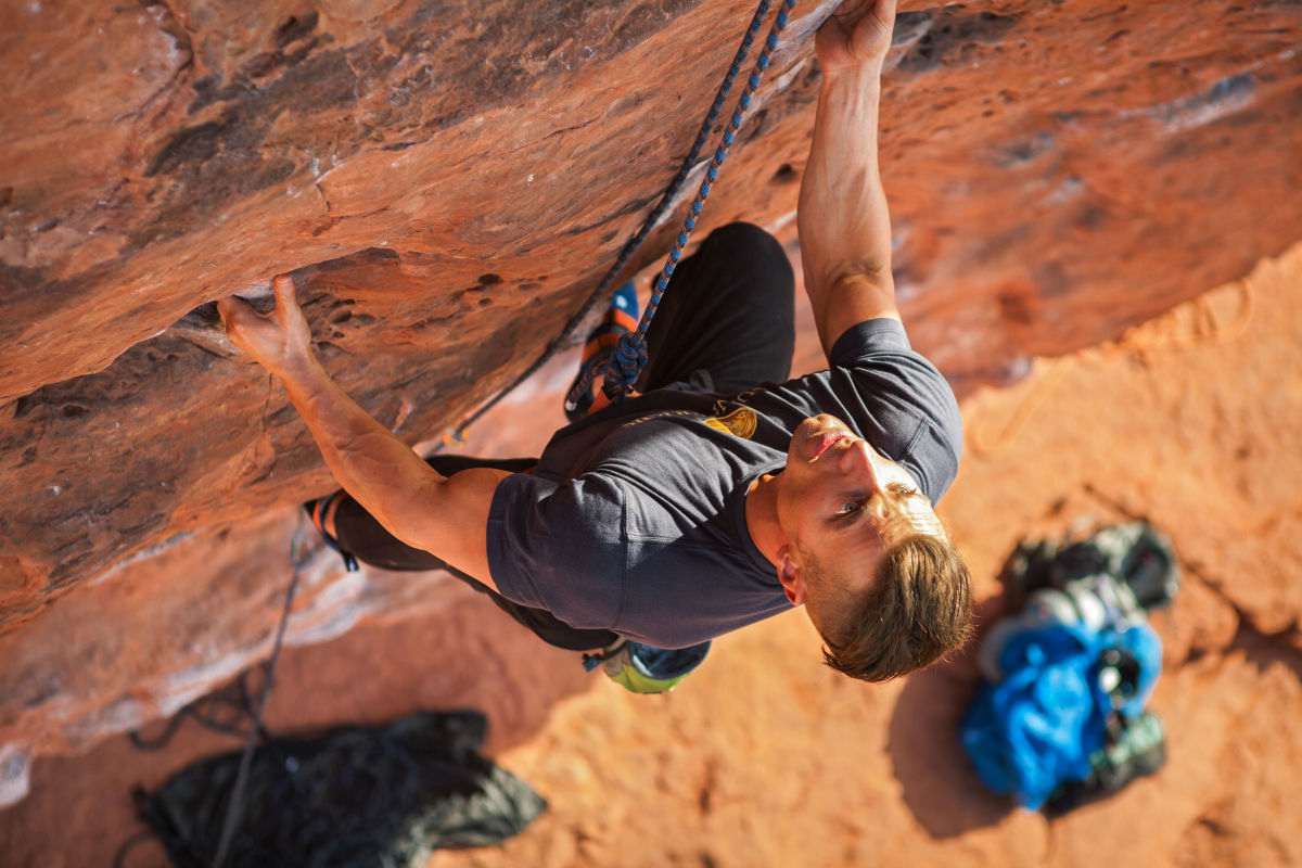Ambassadors Tim Mccomsey rock climbing | Baby It's Gold Outside! Outdoor Fall Activities To Do To Stay Active This Season | outdoor activities