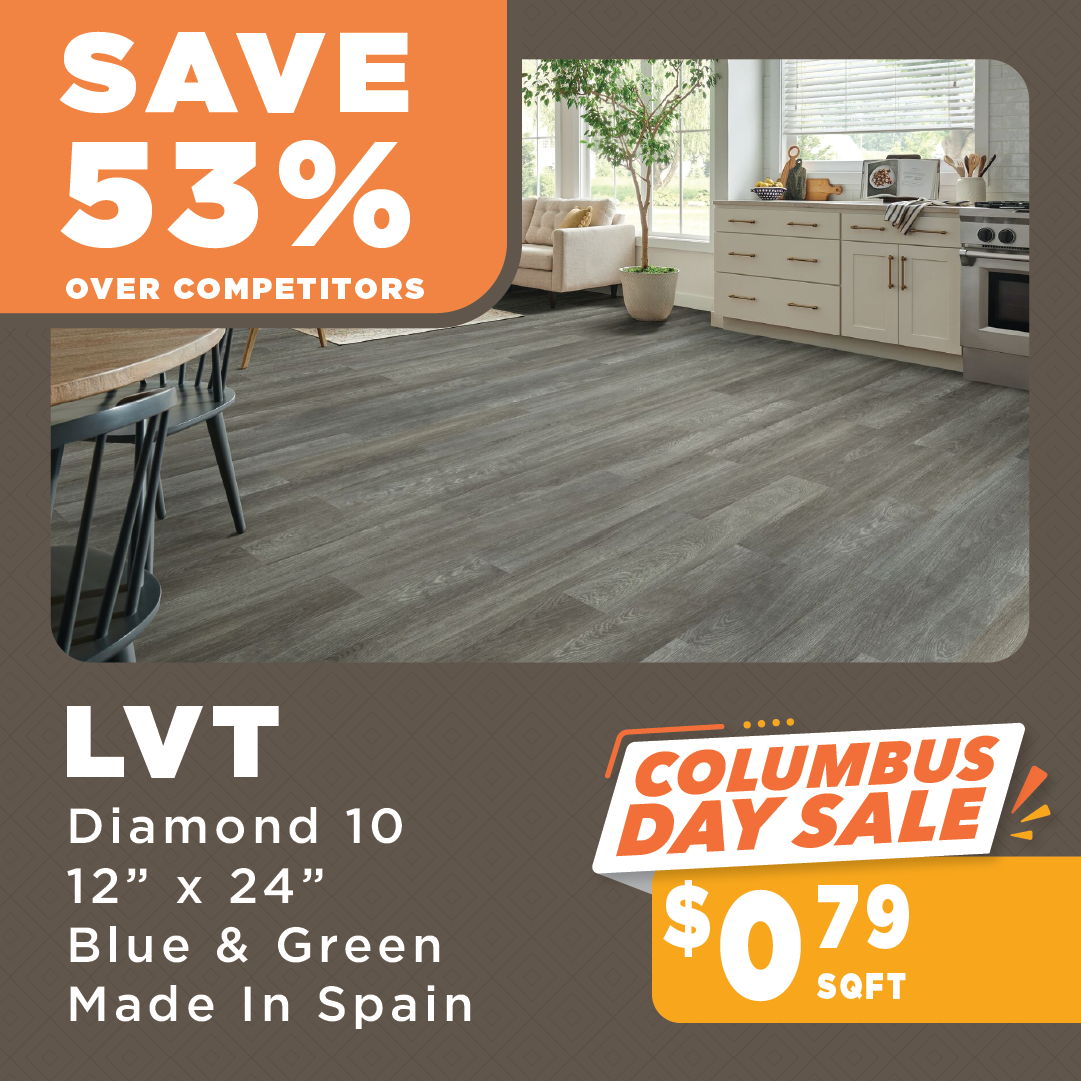 Diamond 10 LVT Columbus Day Sale