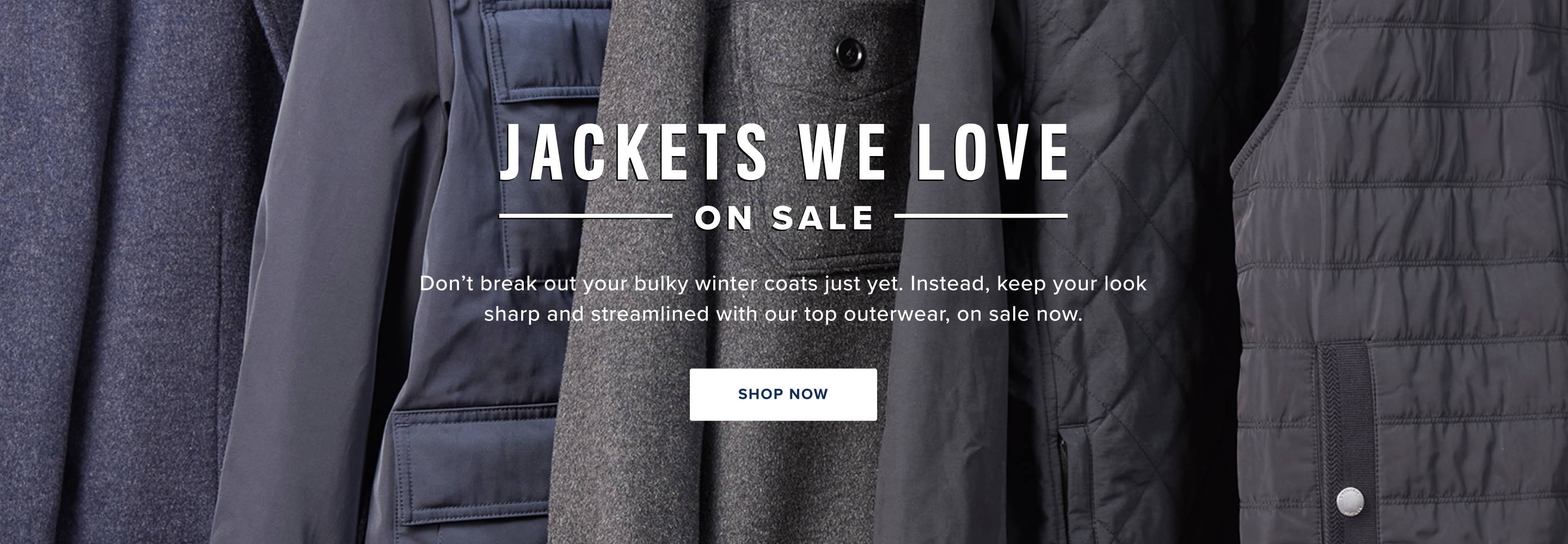 UNTUCKit collection of Jackets. 