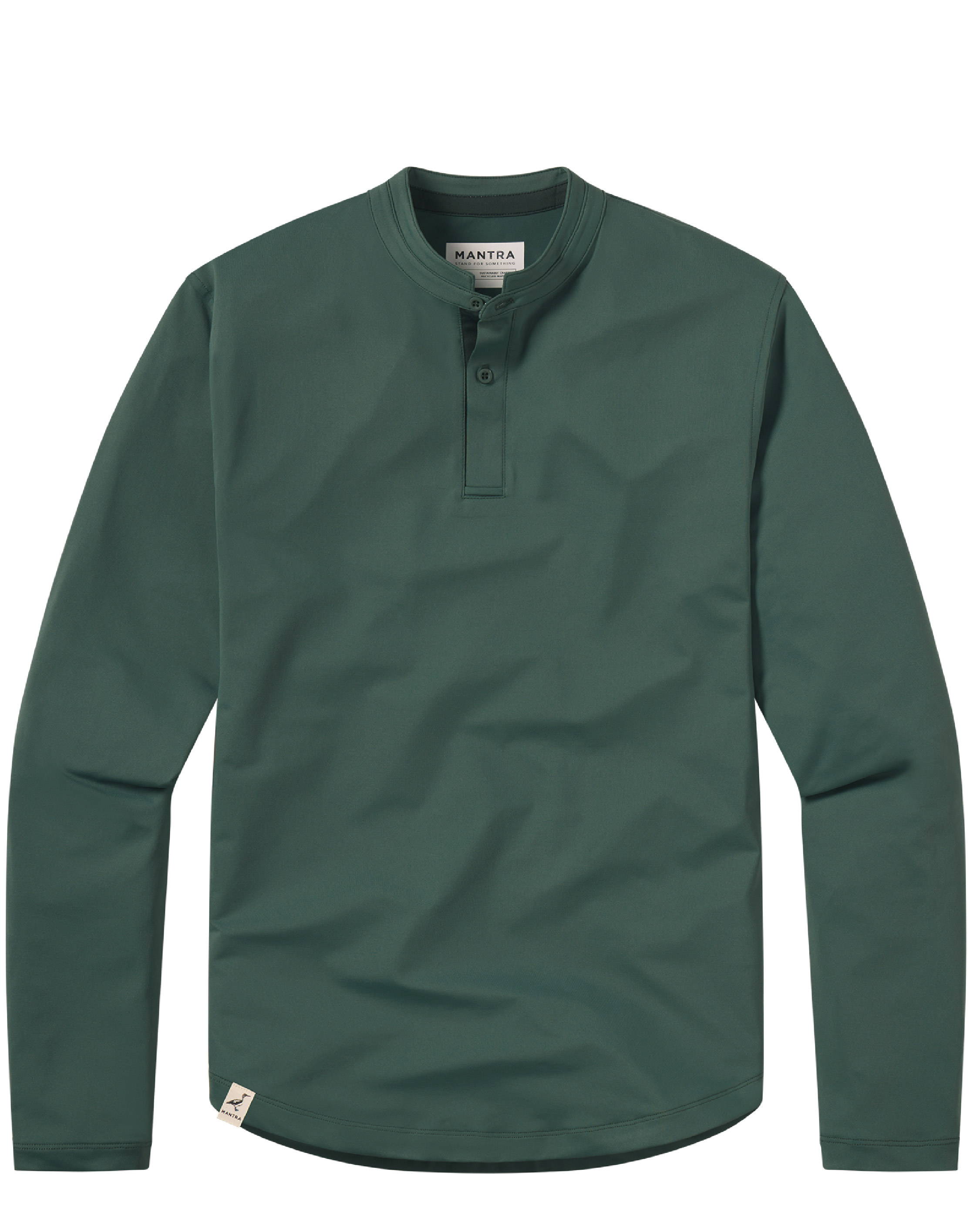 MANTRA TREELINE L/S Polo - sustainable mens performance polo made from recycled materials