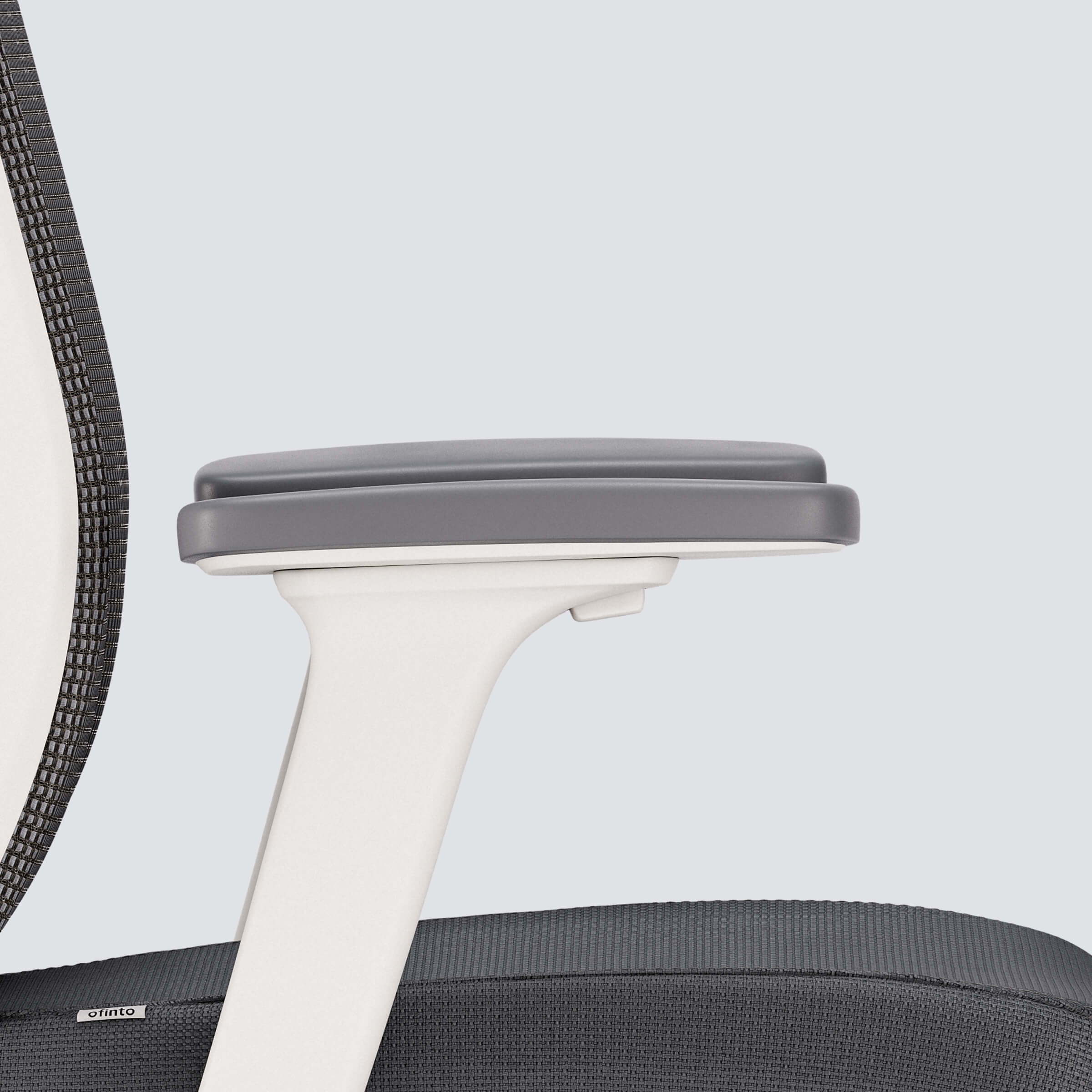 Soft surfaces: Polyurethane on the armrests and polyester on the seat