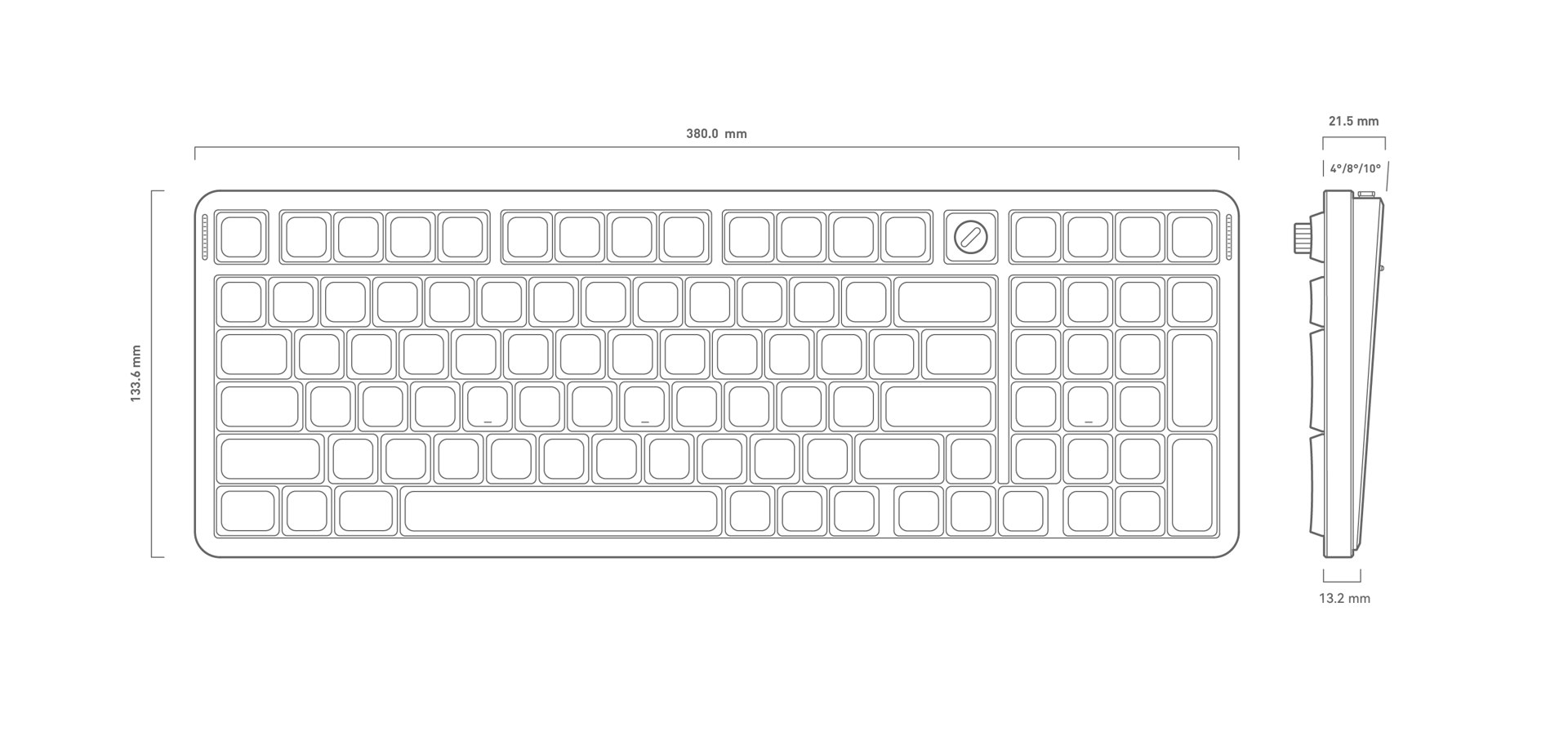 Air 100 V3 technical drawing