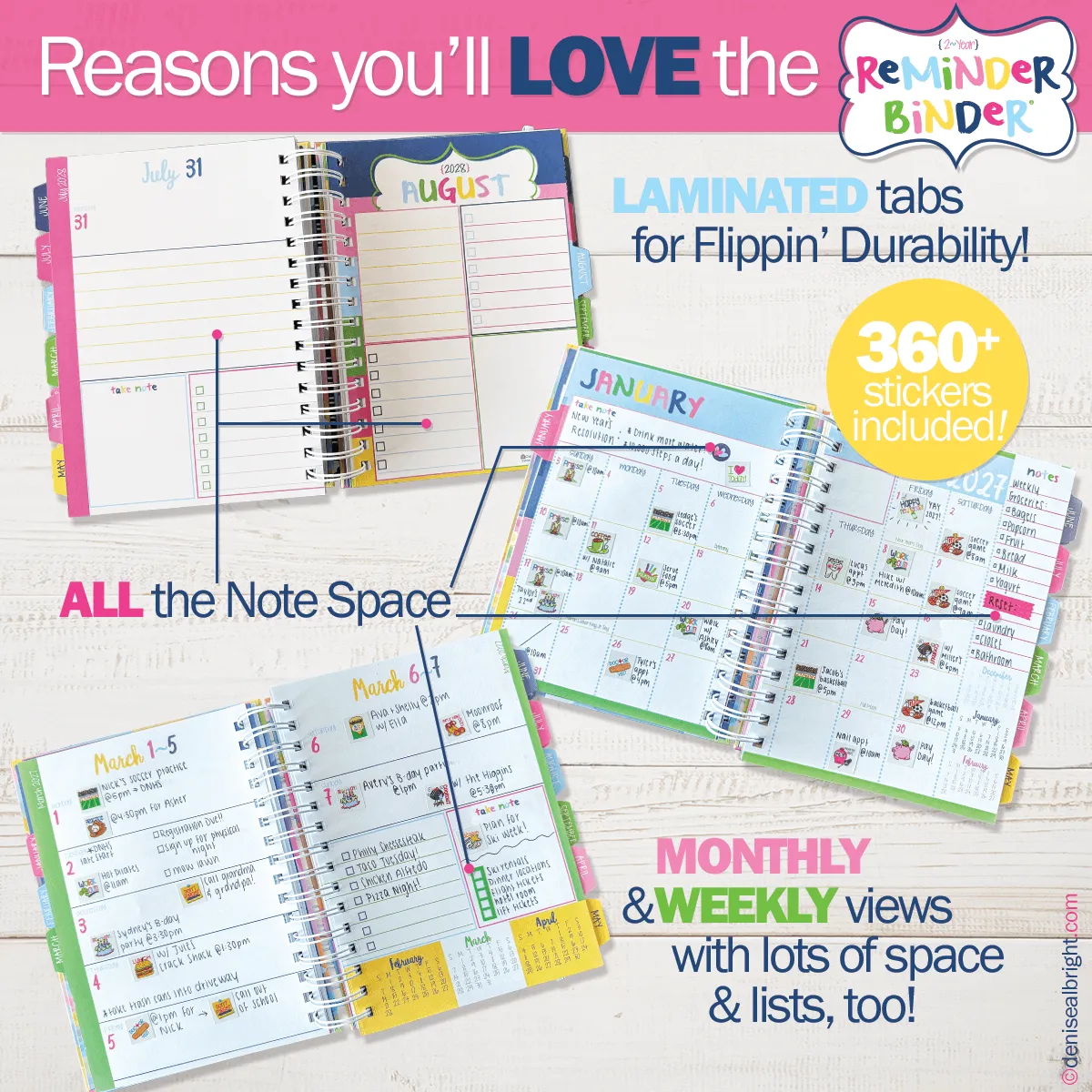 RB15-reminder-binder-weekly-monthly-planner-layouts-stickers-tabs