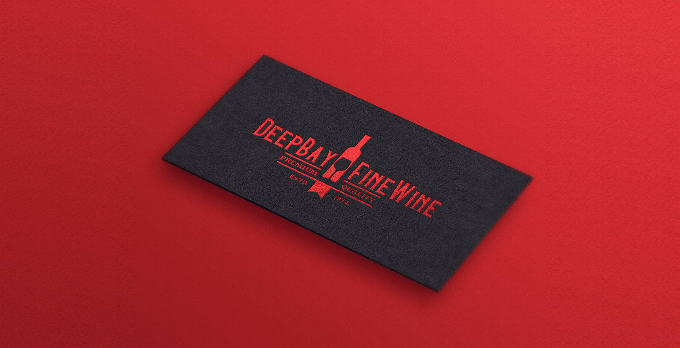 Debossed red foil-stamping | Premium printing by Blank Sheet