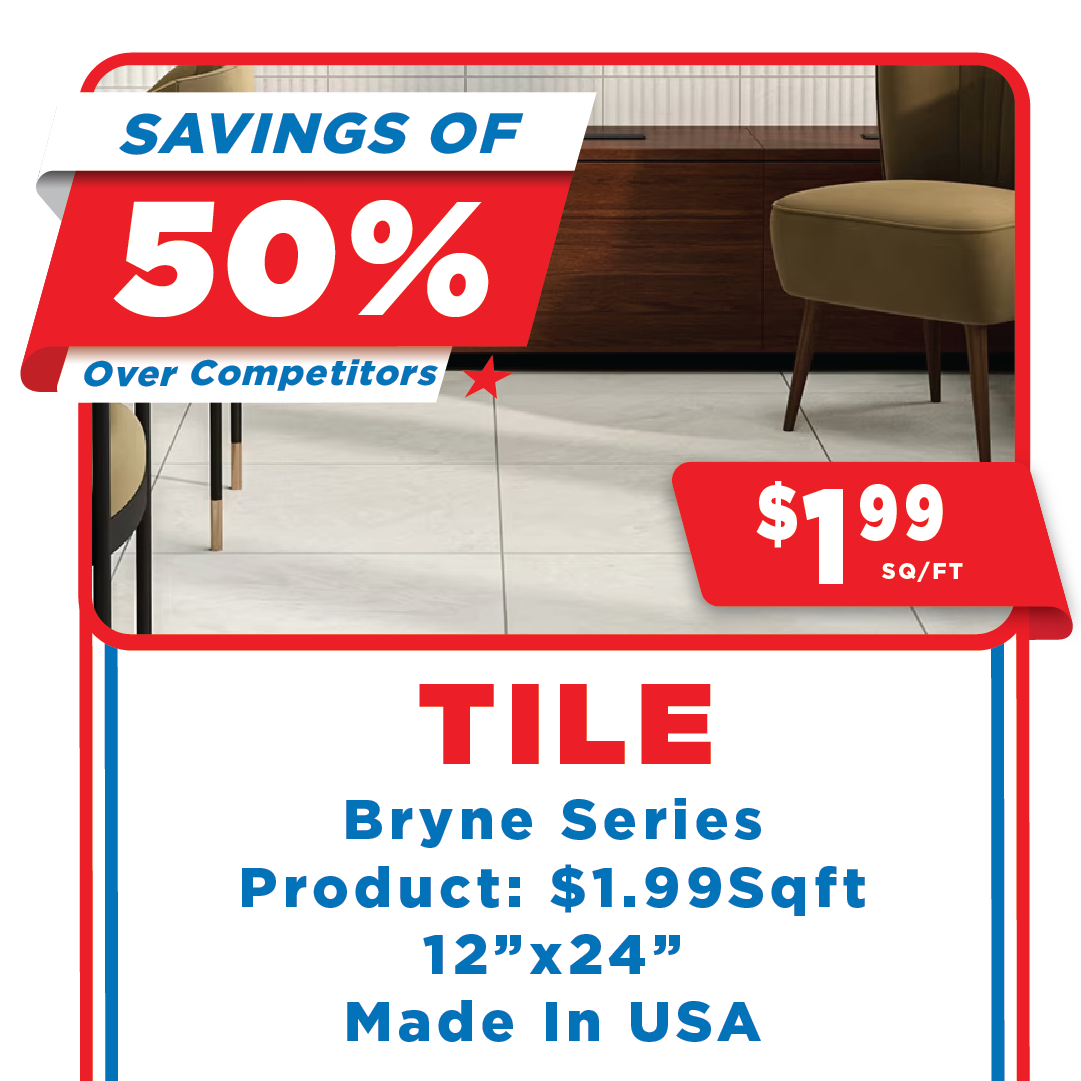 Bryne Tile labor day savings