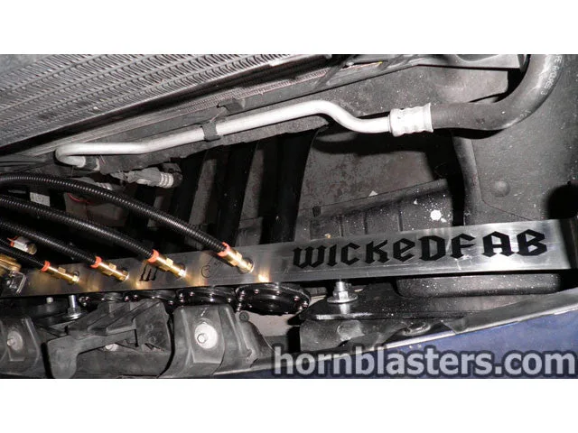 Wicked Customs's 2010 Ford F150 SuperCrew Cab Train Horn Install