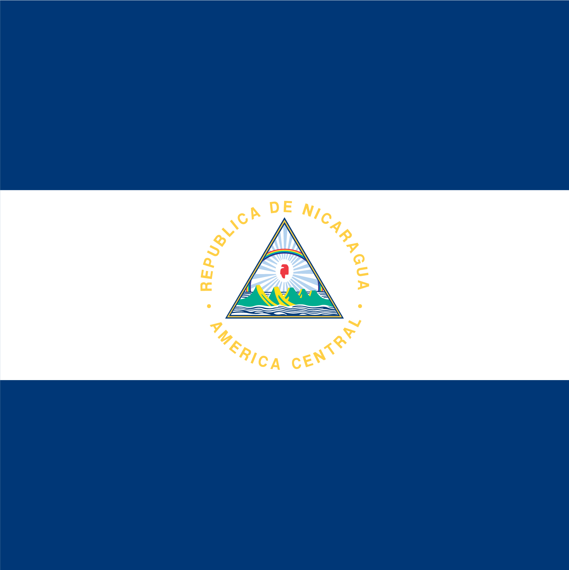 The Nicaragua Flag 