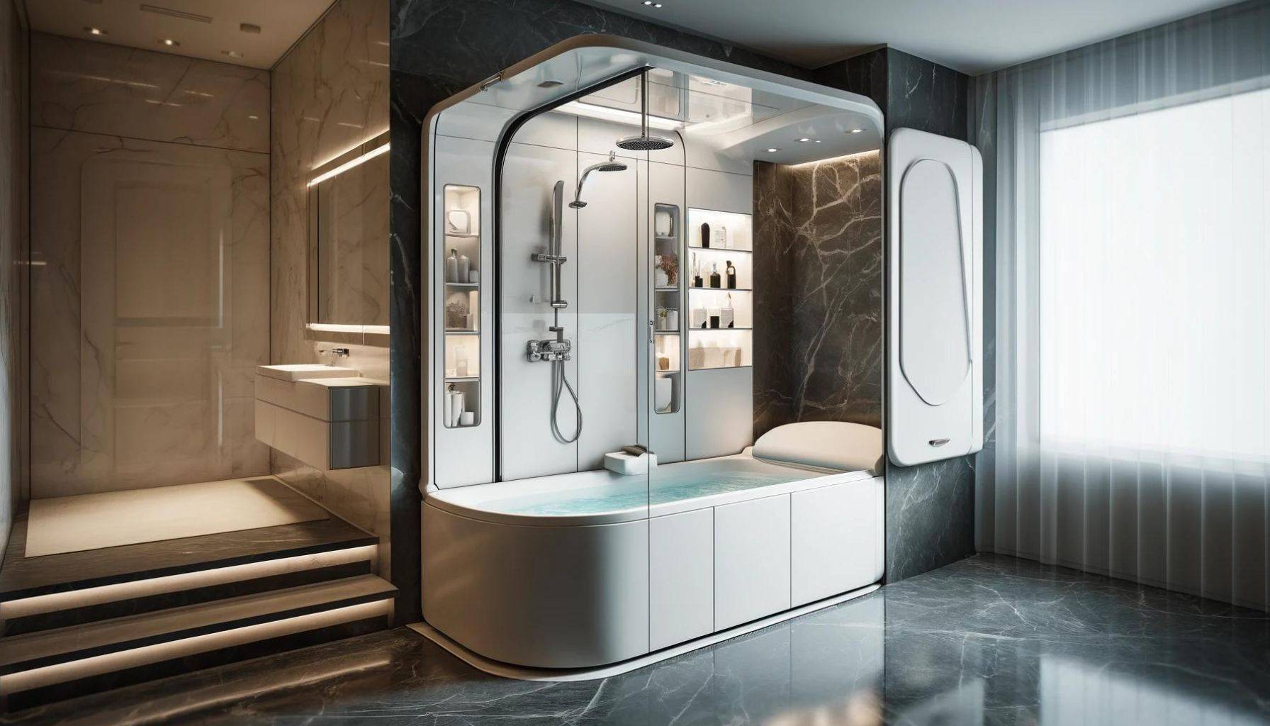 Walk-In Showers with Bathtub Combos