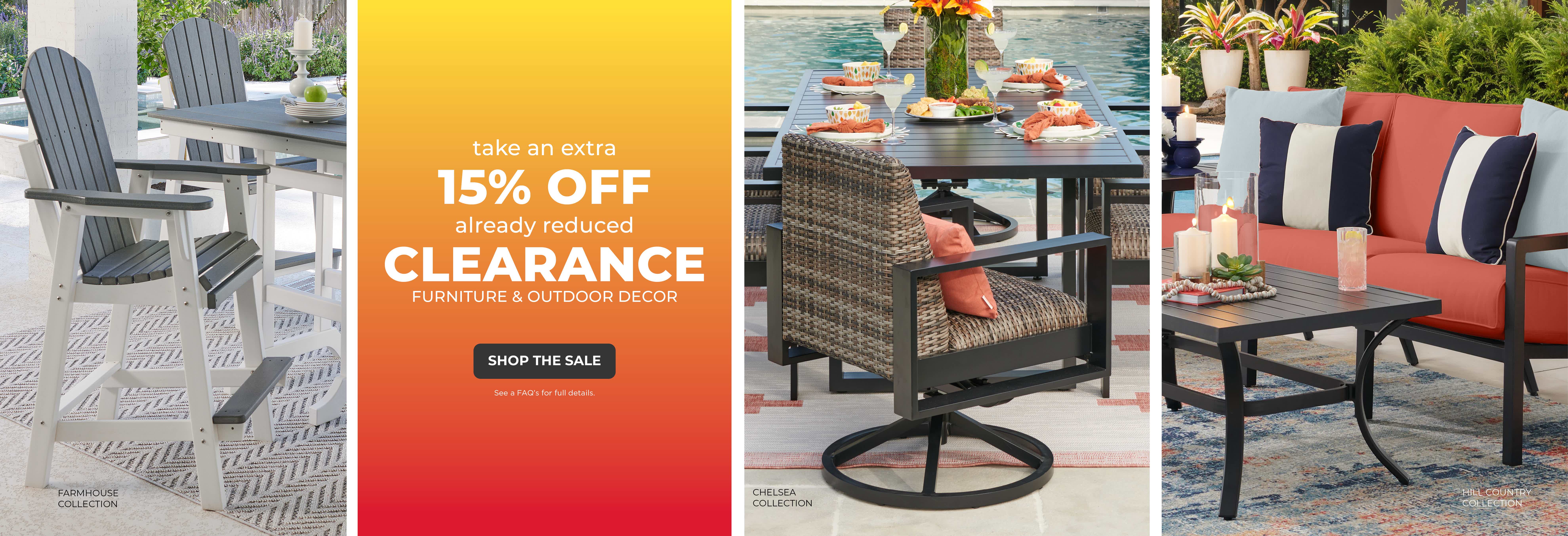 Extra 15% Off Clearance - Shop Now