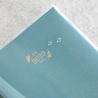 Clear PVC cover - 3AL Hello 2020 small dated weekly diary planner