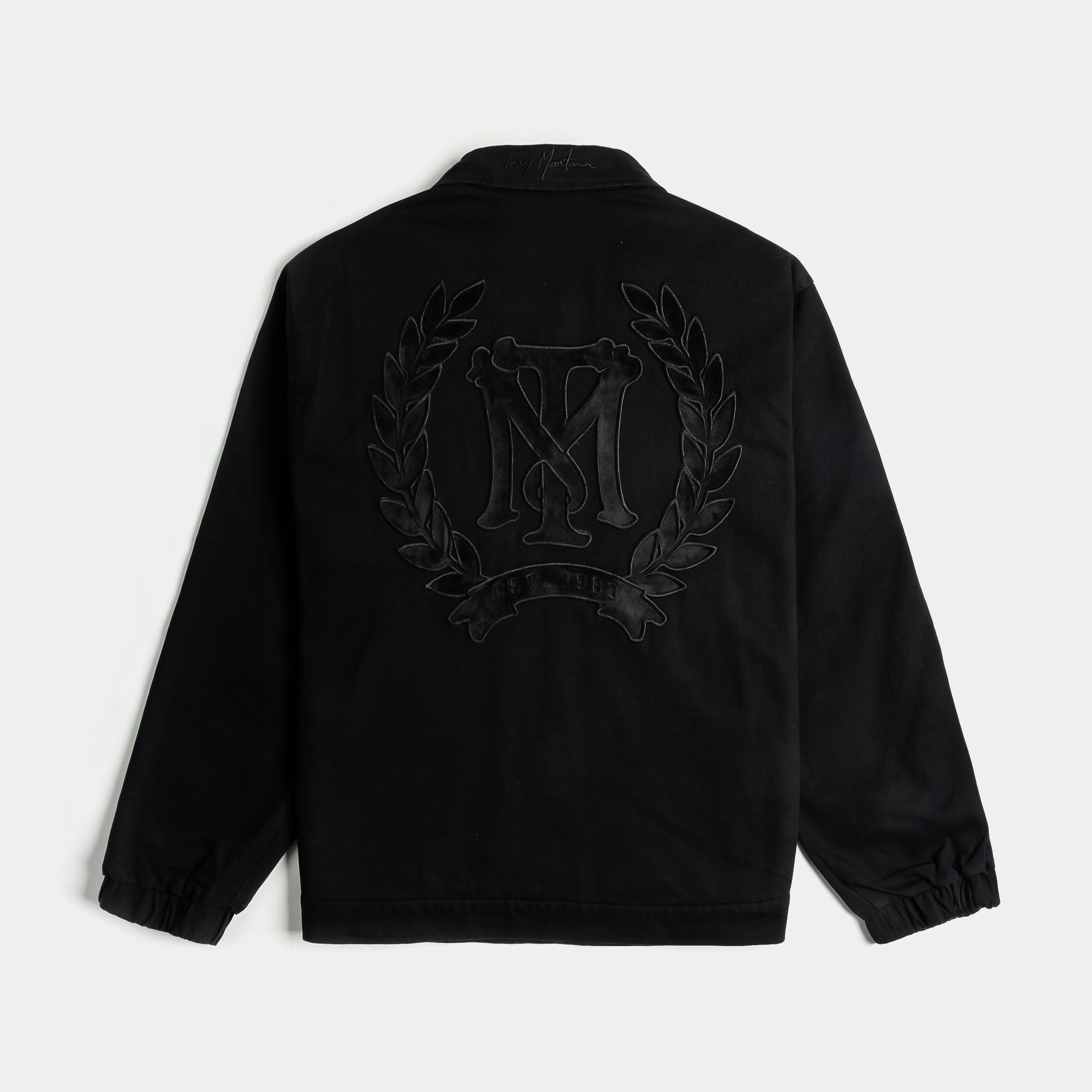 Black jacket with 