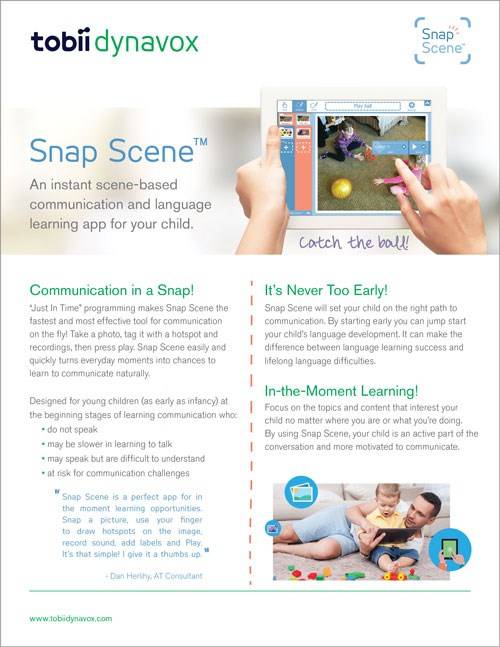 Snap Scene brochure cover