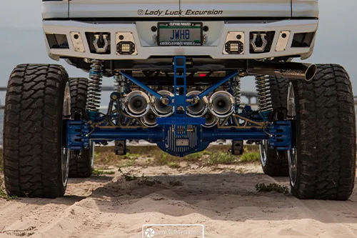 Josh's 2016 Ford Excursion 'Lady Luck' with Dual Outlaw XL Horns