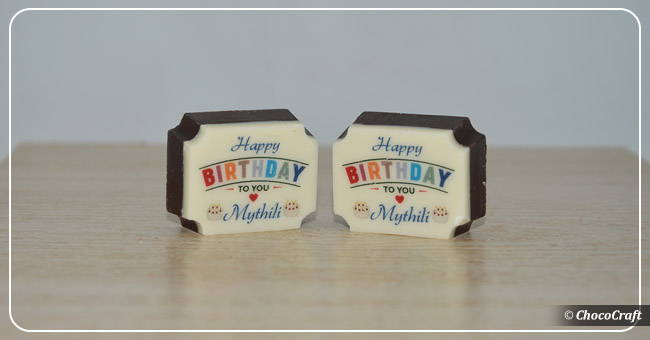 Chocolates for Birthday Party Invitations