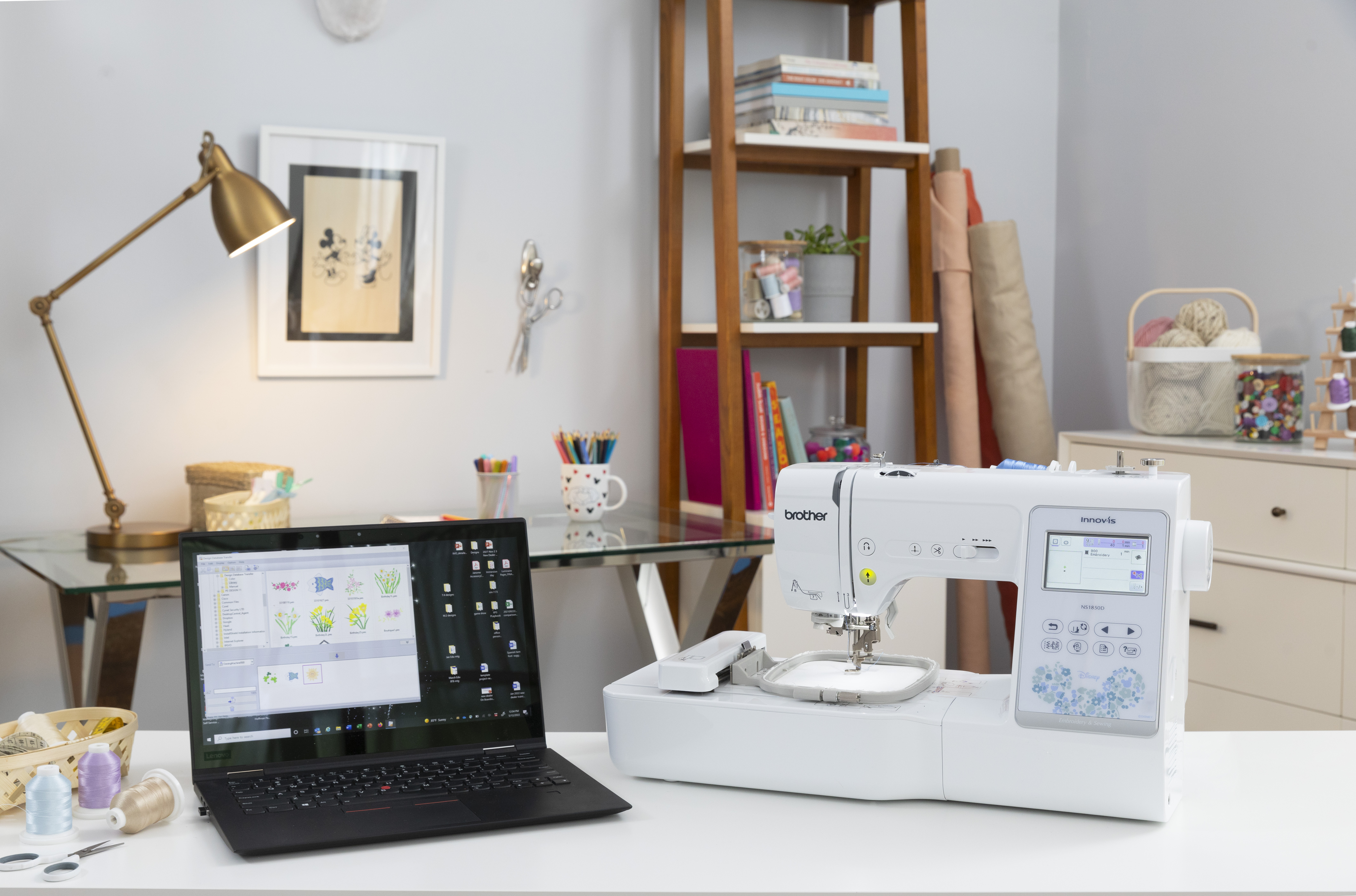 Brother NS1850D and Design Database Transfer Software