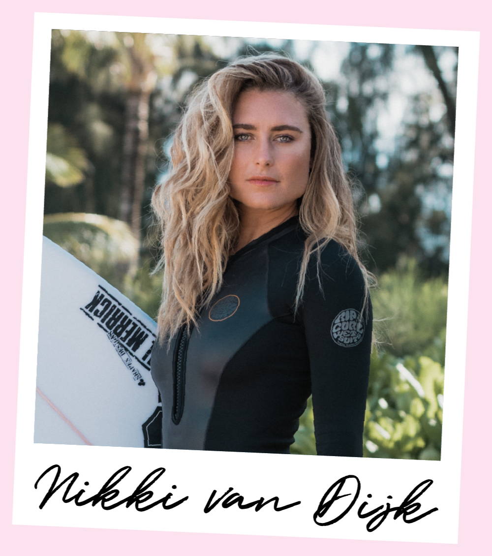 Pro surfer Nikki van Dijk