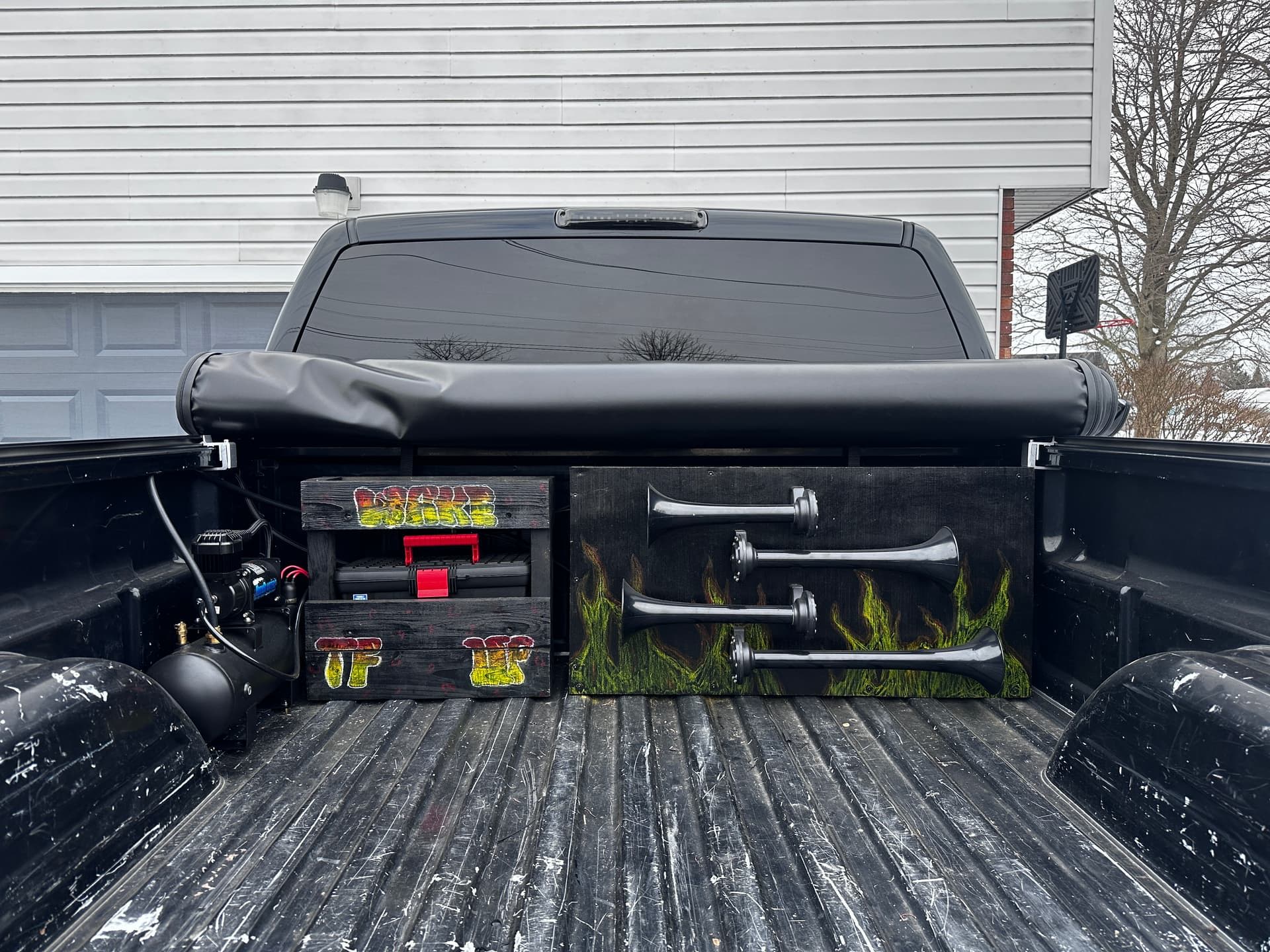 Aaron's 1999 GMC Sierra Train Horn Install