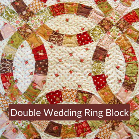 Double Wedding Ring Quilt Block