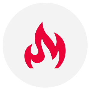 fire fighters flame icon
