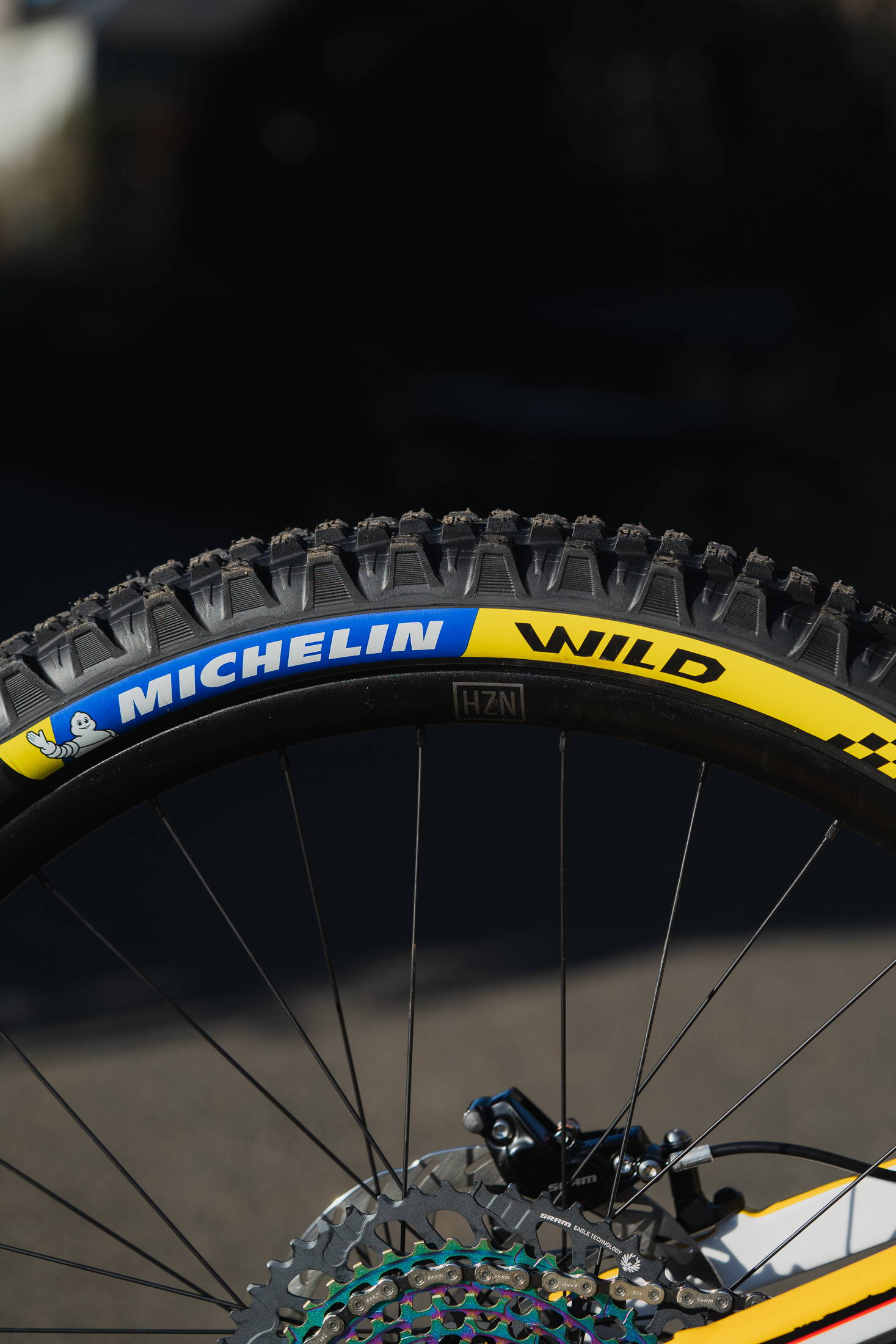 The Michelin Wild enduro tires
