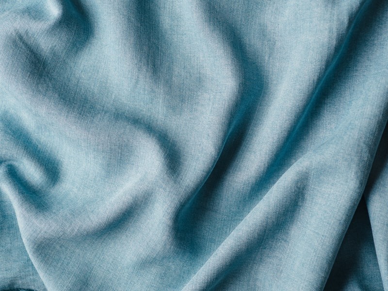 Close -up view of Lyocell fabric.