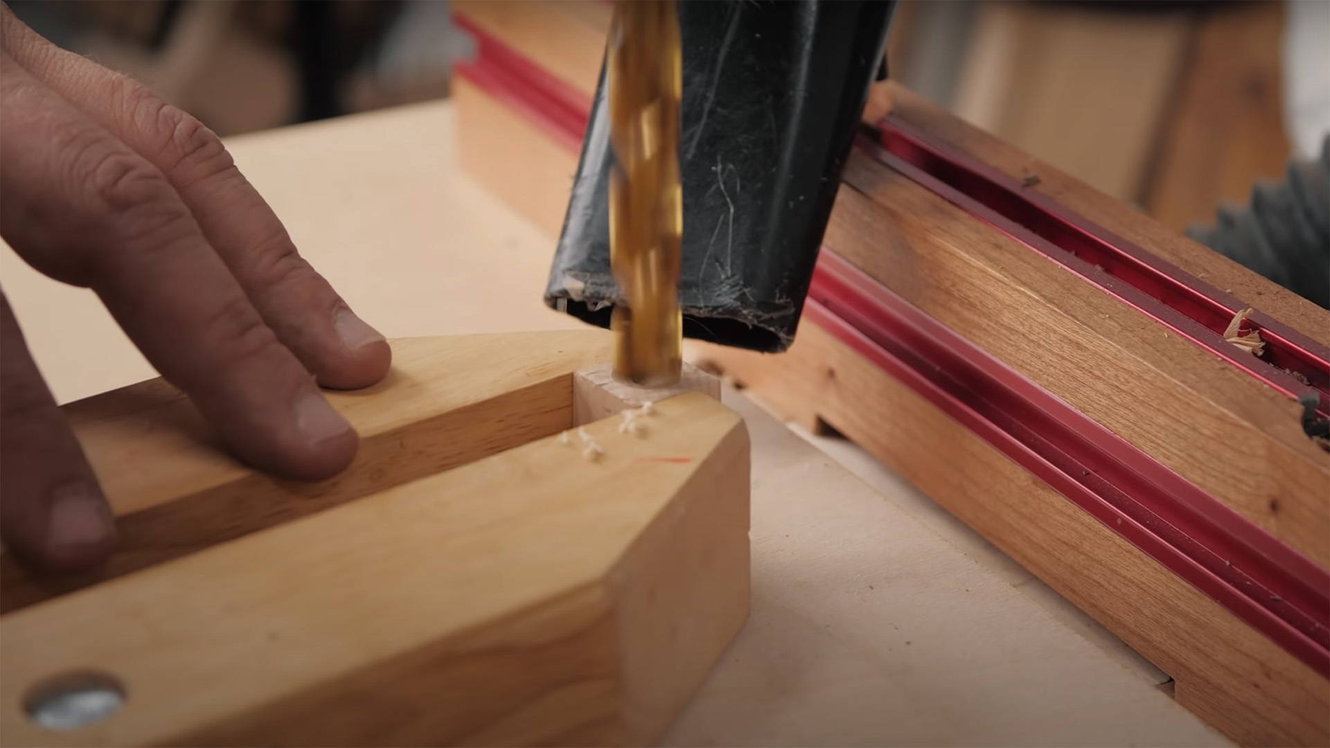 drilling hole to embed magnets