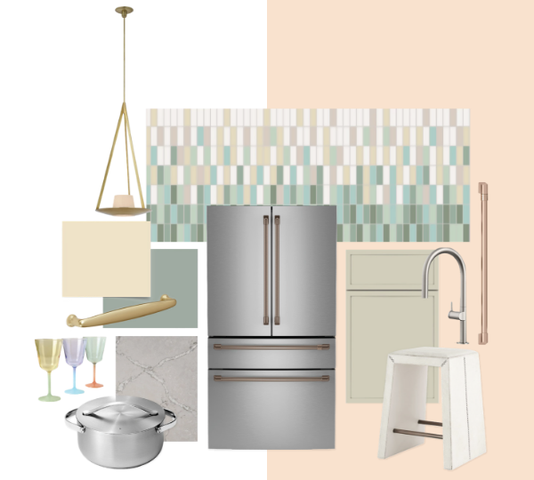 The Cashmere Breakfast Club Kitchen moodboard
