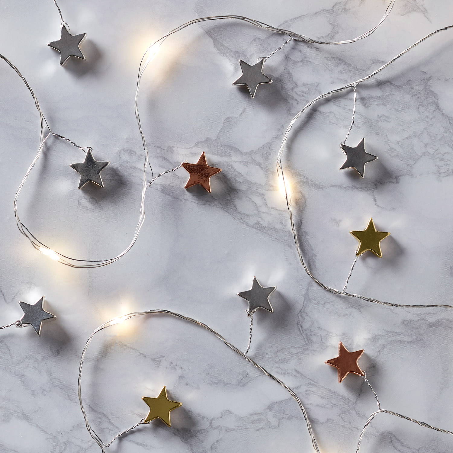 20 Star Charm Micro Fairy Lights