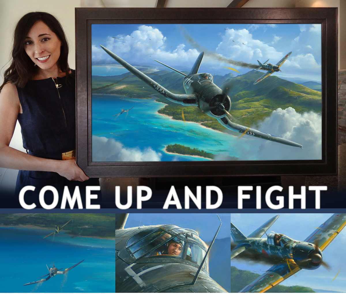 Pappy Boyington F4U Corsair art