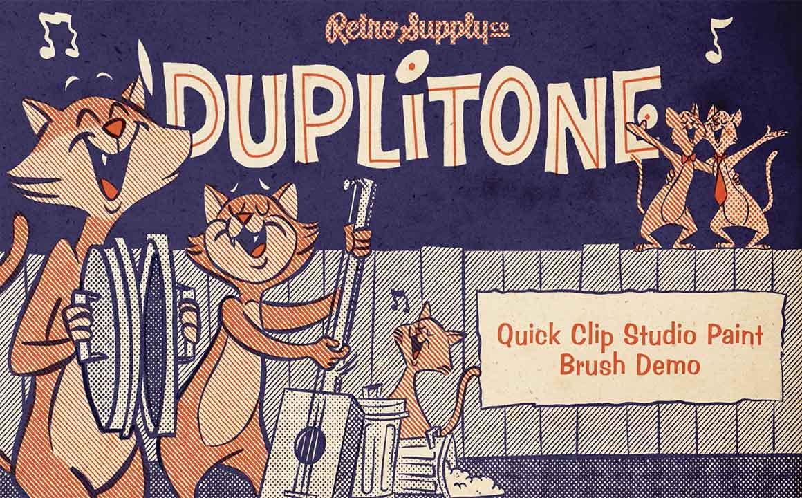 DupliTone for Clip Studio Paint by RetroSupply Co.