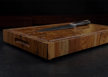 RYFA Handcrafted Teakwood End Grain Chopping Block
