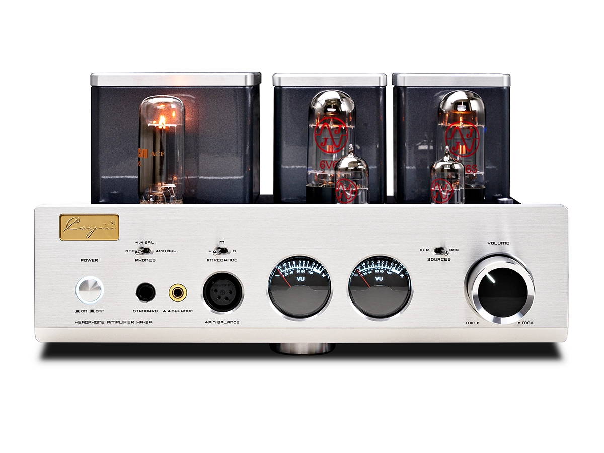 Cayin HA-3A Tube Headphone Amplifier with silver front panel