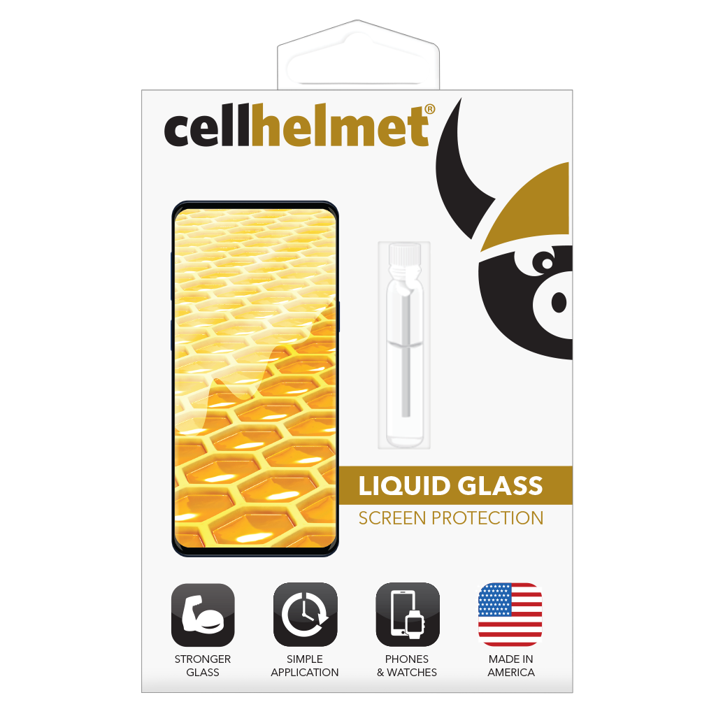 cellhelmet Liquid Glass Screen Protection for iPhone and Galaxy