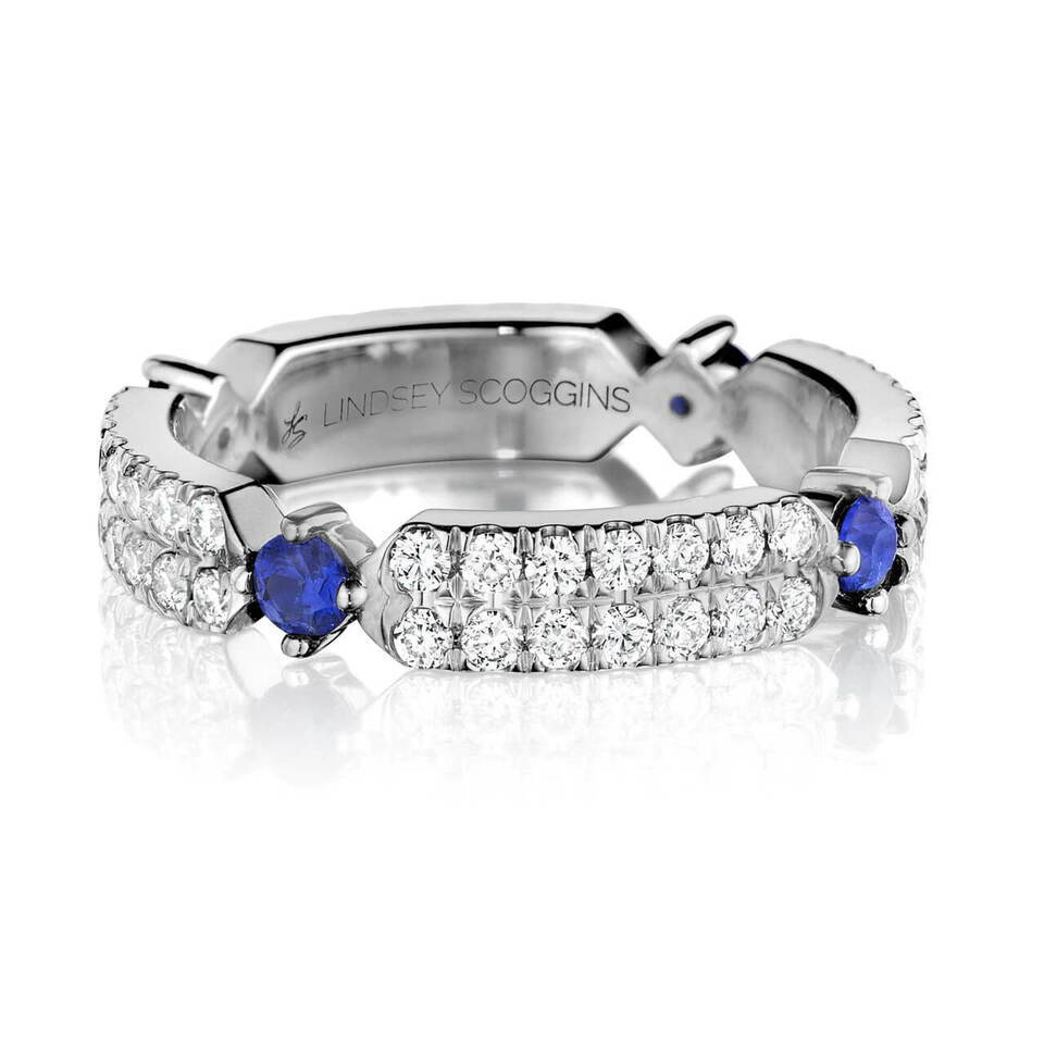 Chance Milestone Sapphire ring