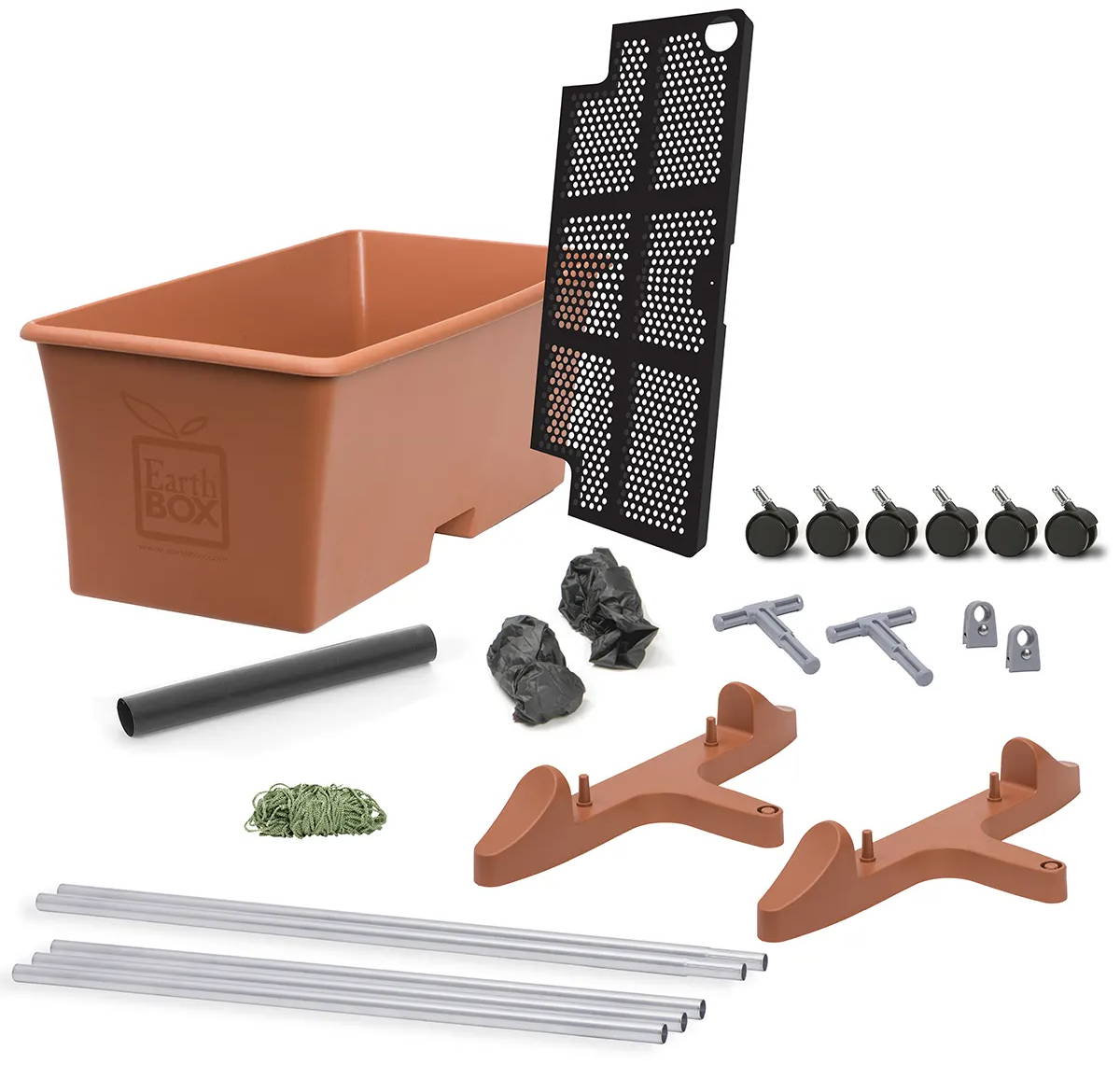 Terracotta EarthBox vertical gardening bundle items