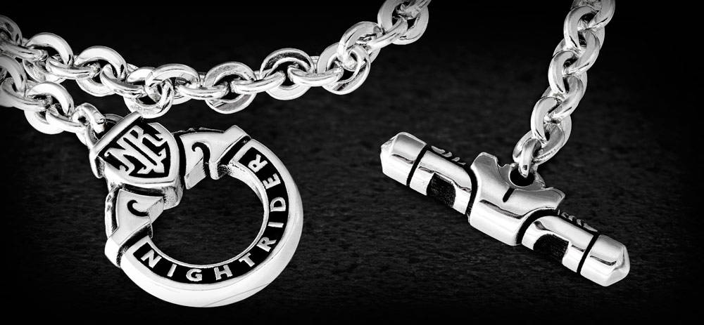 Eden Toggle Chain by NightRider Jewelry - Close Up