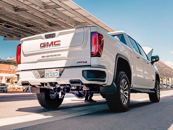 Conductor's Special 244K Nightmare Edition kit hardware staged on Jagjit's GMC Sierra AT4 photo 2