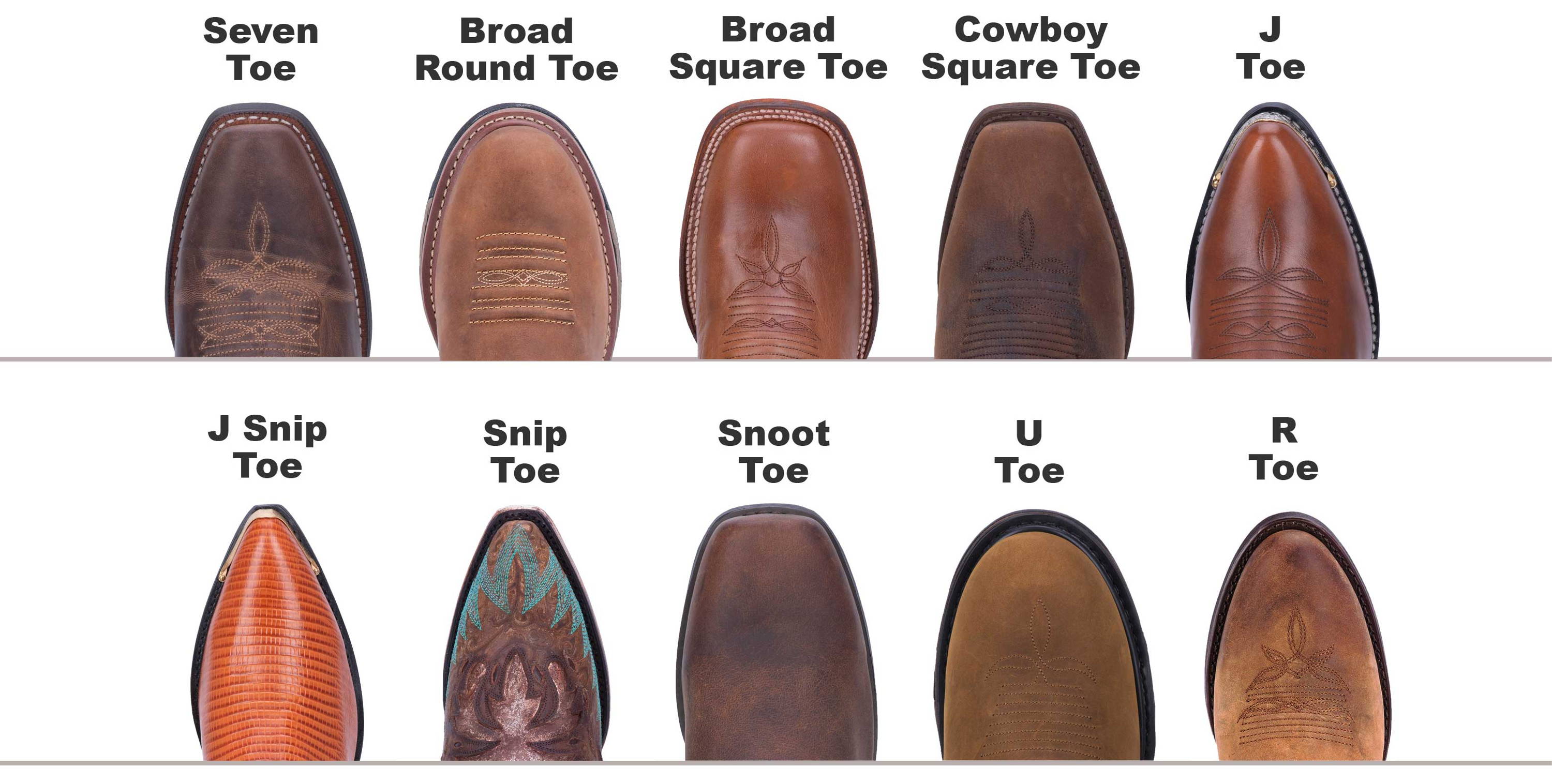 Western Cowboy Boot Toe Styles | vlr.eng.br