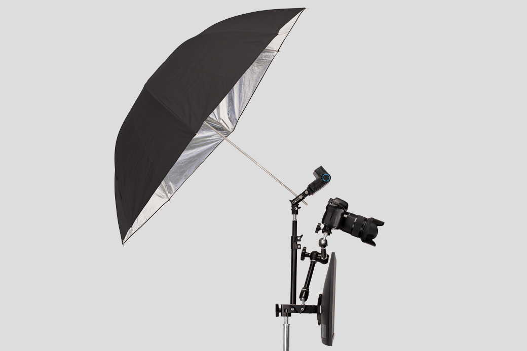 Proaim PhotoBooth Studio Kit - Camera Platform, Mounts for Monitor, Flash & Umbrella