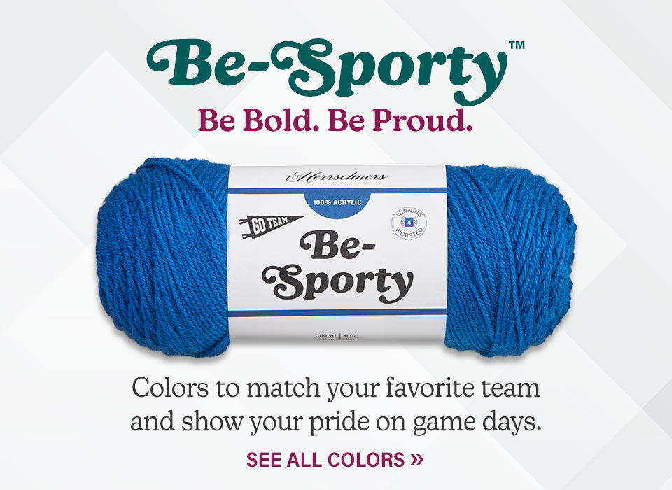 Blue yarn with 