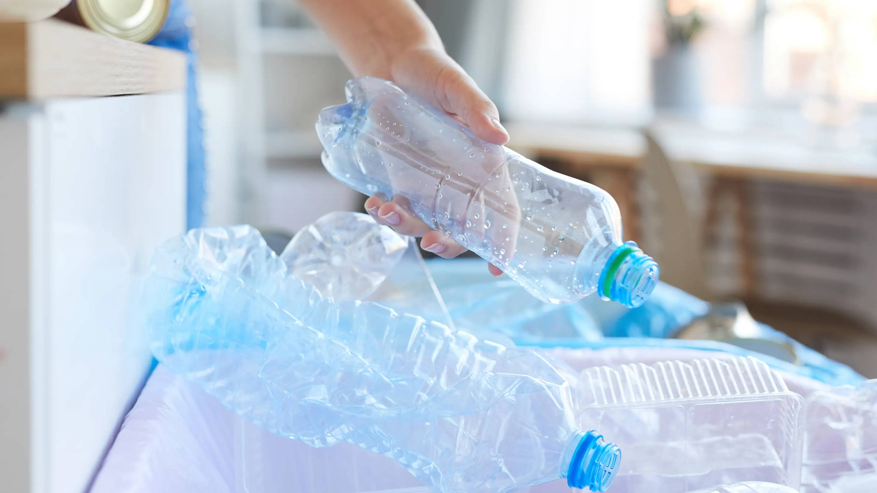 Plastic water bottle sorting