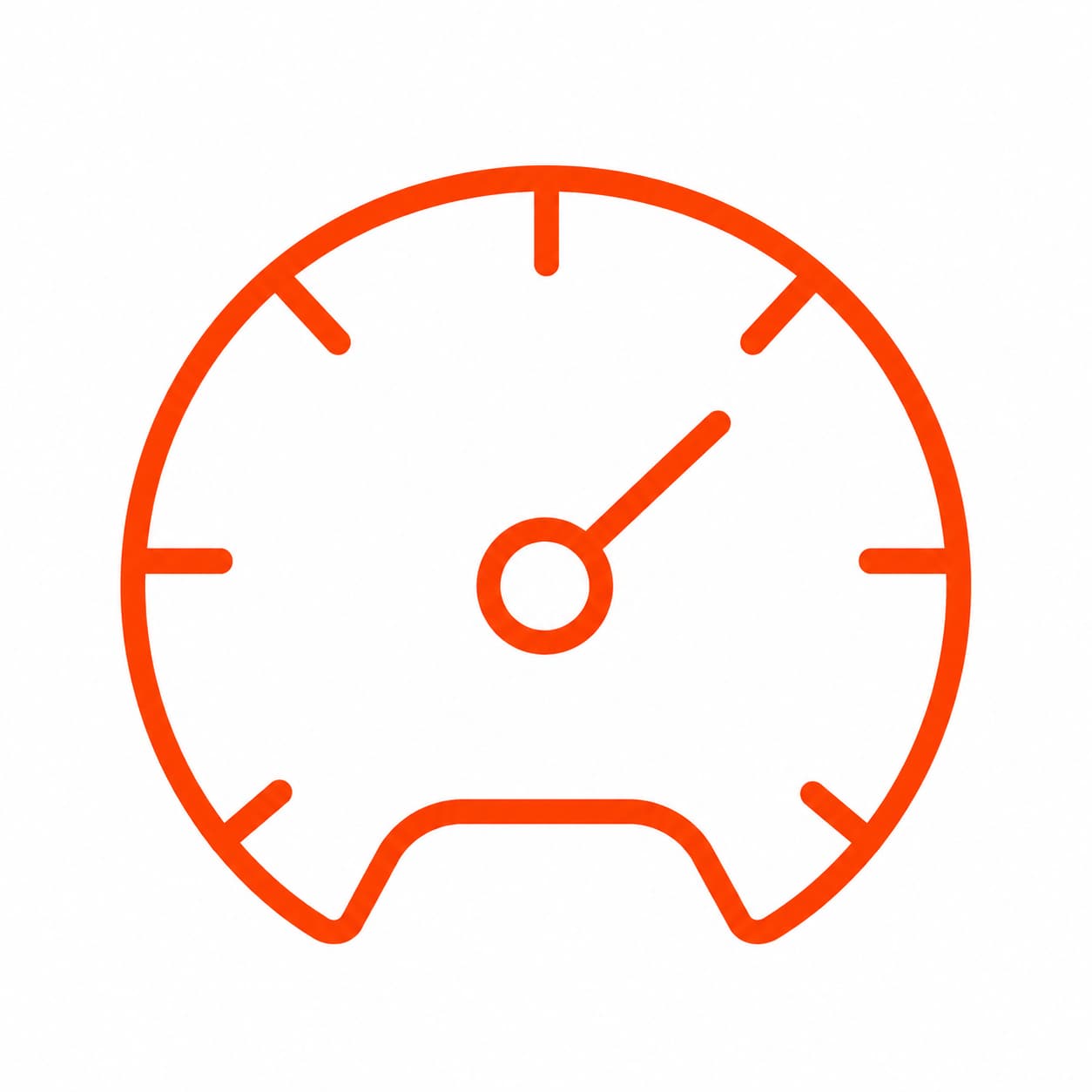 Slow and resource-intensive manual mining survey icon