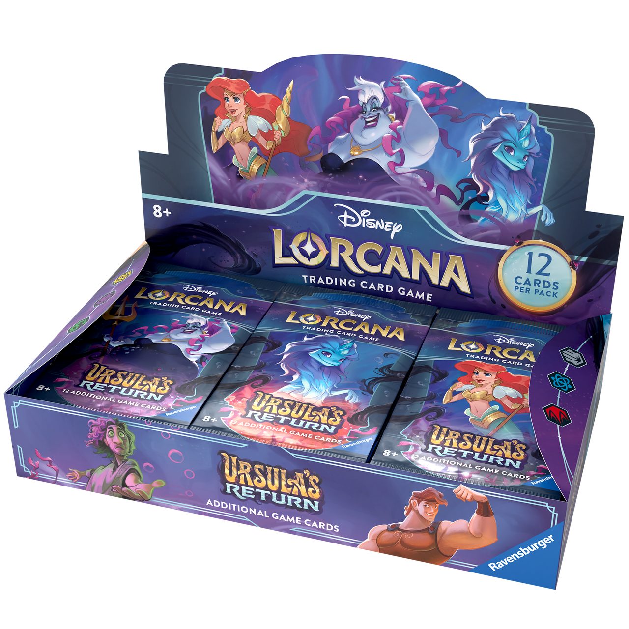A Disney Lorcana Ursula's Return Booster Box.