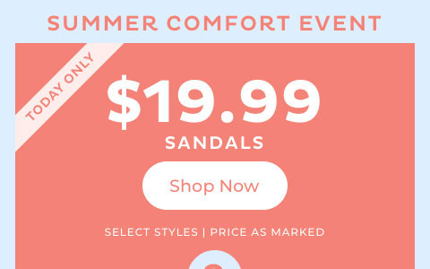 $19.99 Sandals