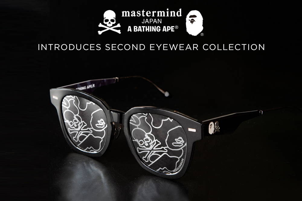 A BATHING APE®️ x MASTERMIND JAPAN®️ Introduces Second Eyewear 
