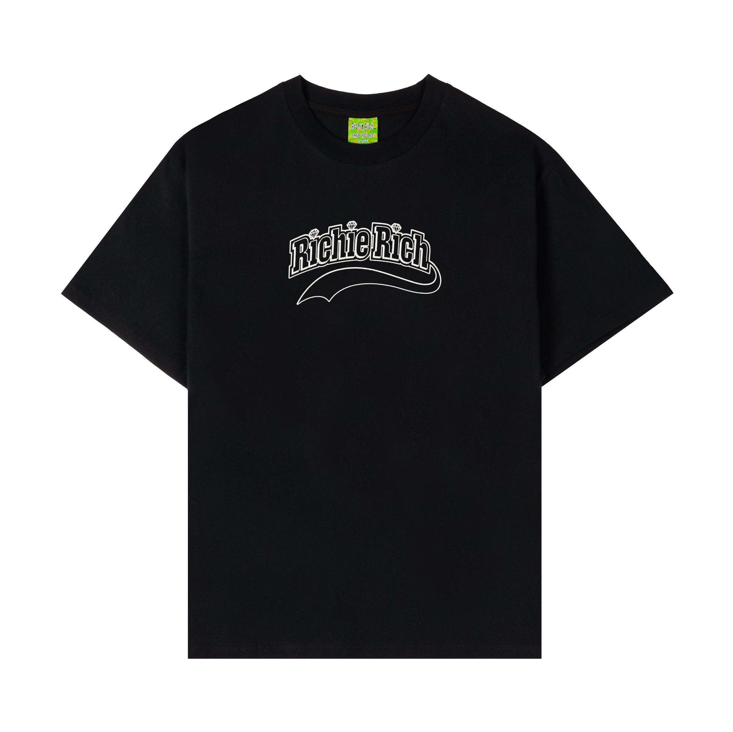 Black t-shirt with 