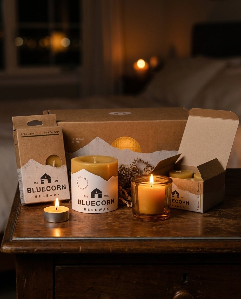 Pure Beeswax Candle Gift Set