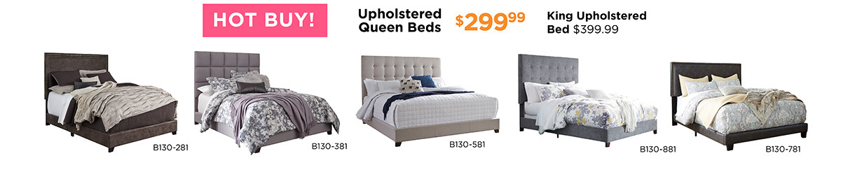 Upholstered Queen Beds