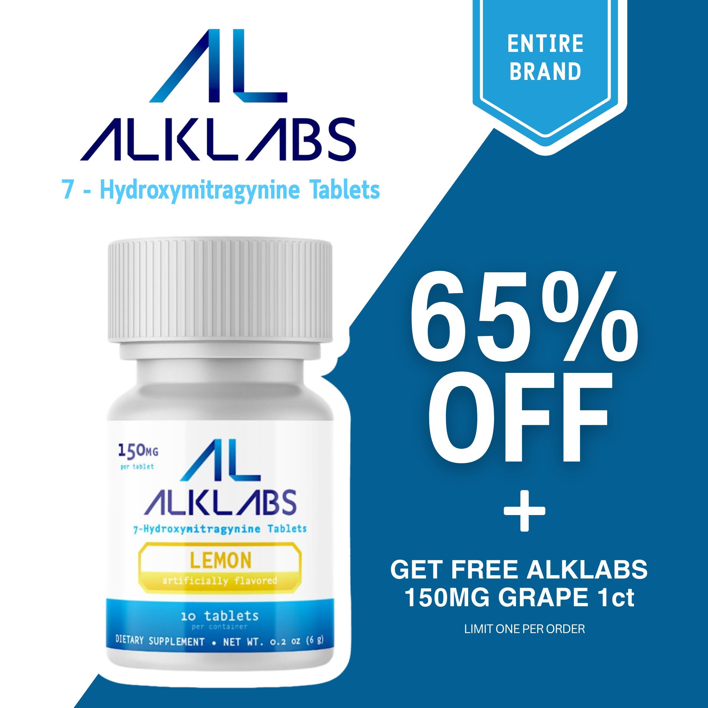 AL KLABS 7-Hydroxymethyltryptamine Tablets with promotional discount information.